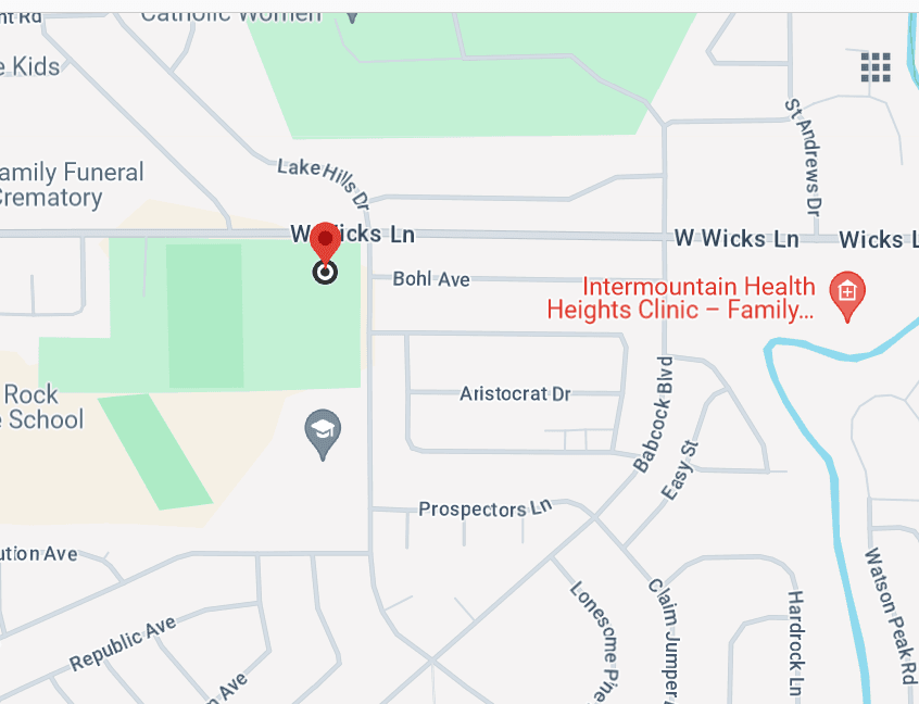 Map of Castlerock Park