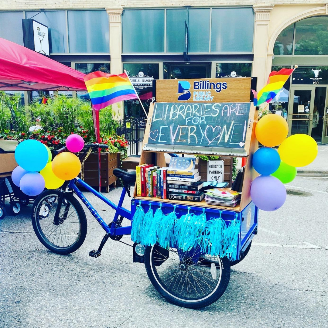 Book Bike at the 2022 PRIDE Event
