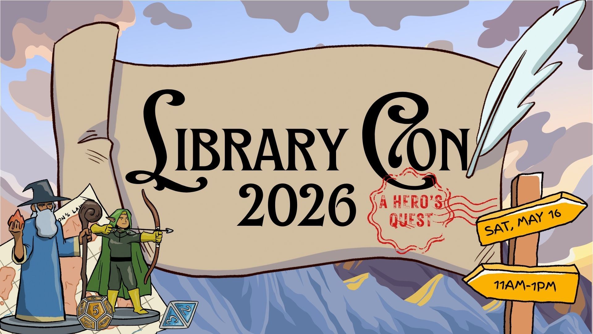 Library Con 2026 banner